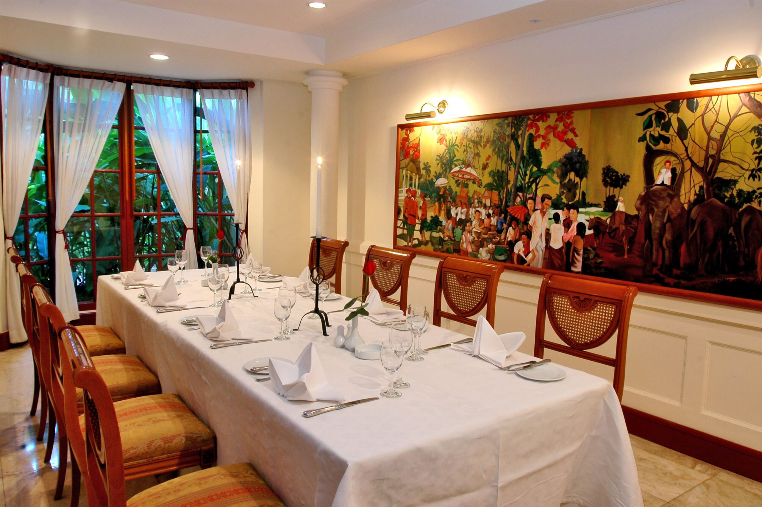 Restaurant at Settha Palace Hotel Vientiane